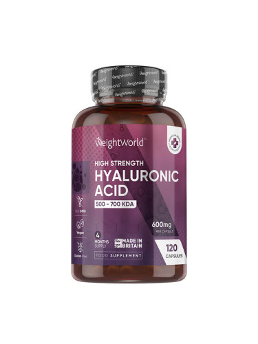 Хиалуронова киселина 600 mg 120 капсули | WeightWorld