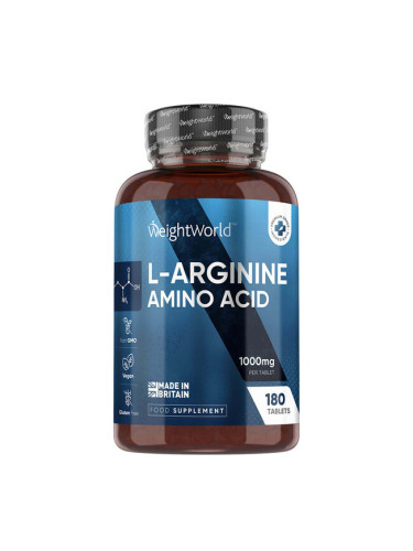 L-Аргинин 1000 mg 180 таблетки | WeightWorld