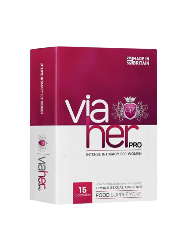 Афродизиак за жени Via Her Pro (intense intimancy for women) 15 капсули