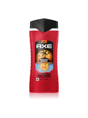 Axe Sunset Fresh душ-гел за лице, тяло и коса 400 мл.