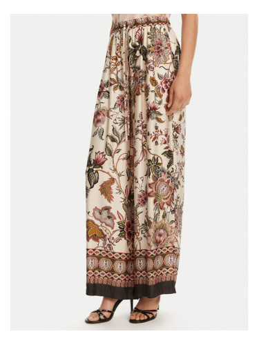 ViCOLO Панталони тип палацо TD0829 Бежов Wide Leg