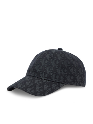Шапка с козирка Calvin Klein Aop 6 Panel Baseball Cap LV04K5058G Черен