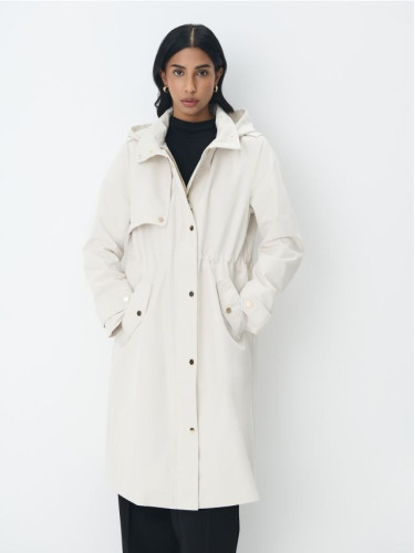 Mohito - Яке тип парка с качулка - кремaво