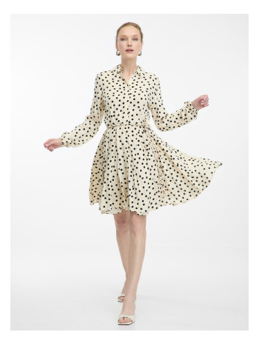 Cream Women's Knee-Length Shirt Dress ORSAY - Women's