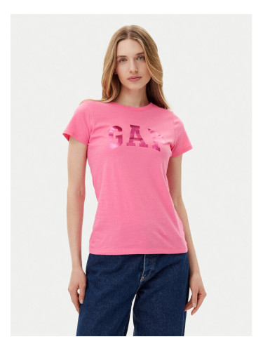 Gap Тишърт 776775-04 Розов Regular Fit