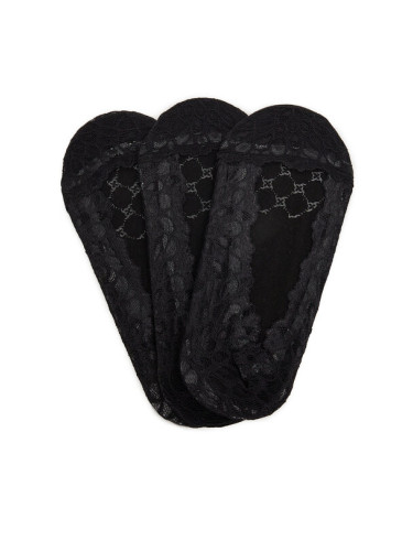 Nine West Чорапи тип терлици LA_NW_4WB_005_SS25 (3-PACK) BLACK Черен