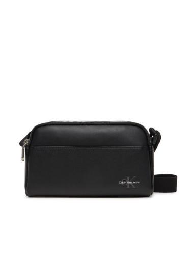 Calvin Klein Jeans Мъжка чантичка Mono Logo Camera Bag 22 LV04G3015G Черен