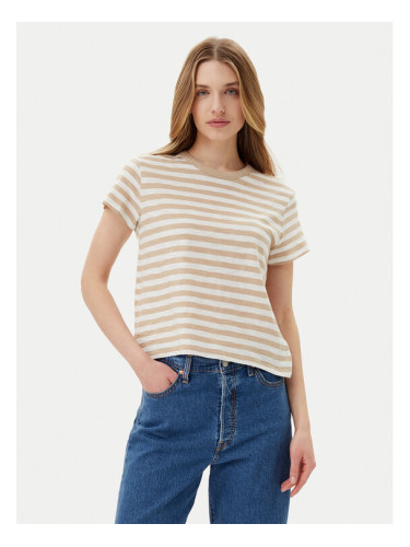 Gap Тишърт 723661-01 Бежов Regular Fit