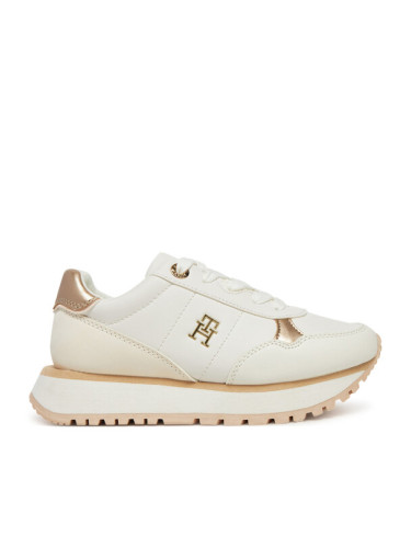 Tommy Hilfiger Сникърси Low Cut Lace-Up Sneaker T3A9-33759-1355 M Бял