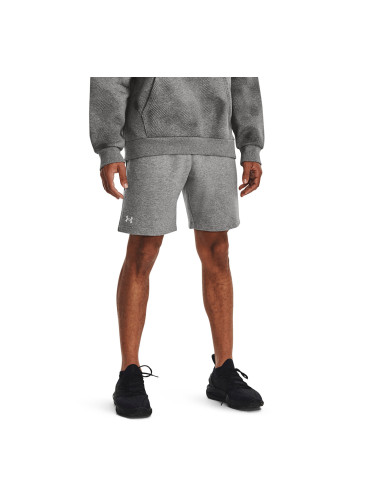 Къси панталони Under Armour Rival Fleece Shorts Castlerock Light Heather/ White S
