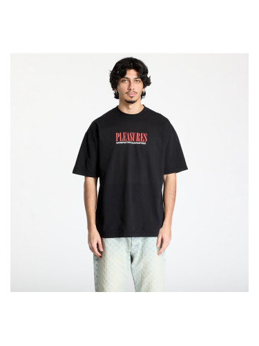 Тениска PLEASURES Satisfaction T-Shirt Black M