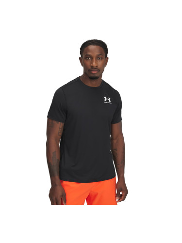 Тениска Under Armour Heatgear Fitted SS Tee Black/ White L