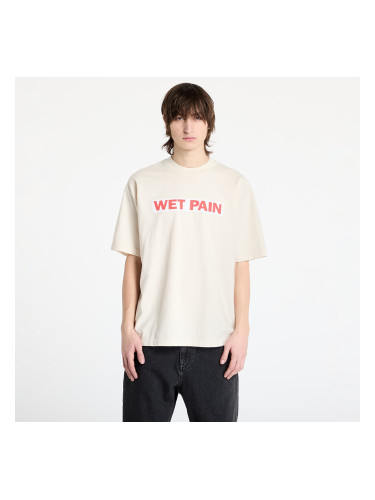 Тениска PLEASURES Wet Pain T-Shirt Cream S