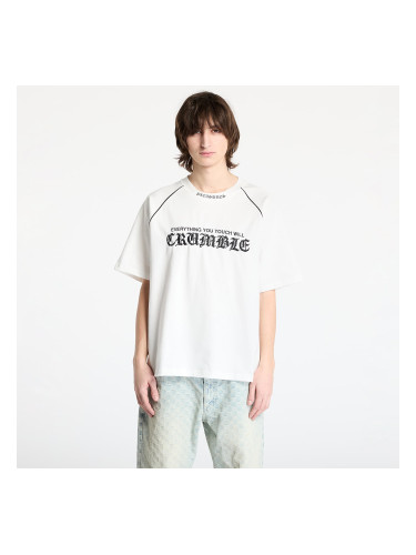 Тениска PLEASURES Crumble Heavyweight Raglan White S