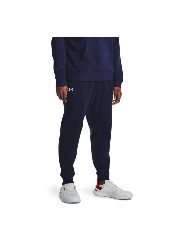 Панталони Under Armour Rival Fleece Joggers Midnight Navy/ White S