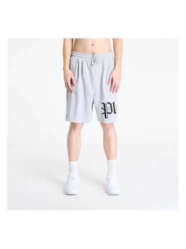 Къси панталони PLEASURES Oe Wide Shorts Grey Mélange M