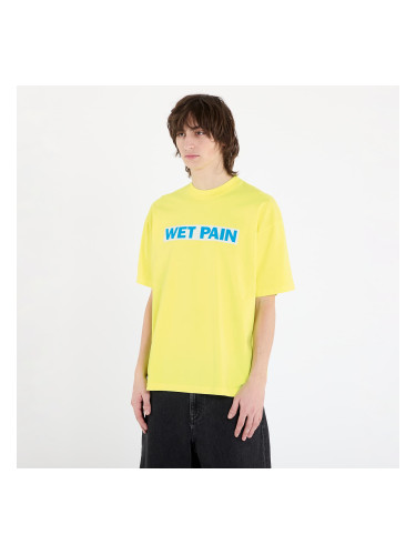 Тениска PLEASURES Wet Pain T-Shirt Neon Yellow L