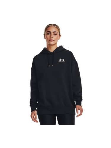 Суитшърт Under Armour Icon Fleece OS Hoodie Black/ White L