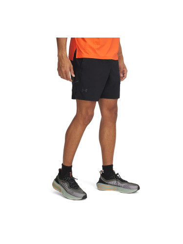 Къси панталони Under Armour LAUNCH PRO 2n1 7'' SHORTS Black/ Fire/ Reflective S