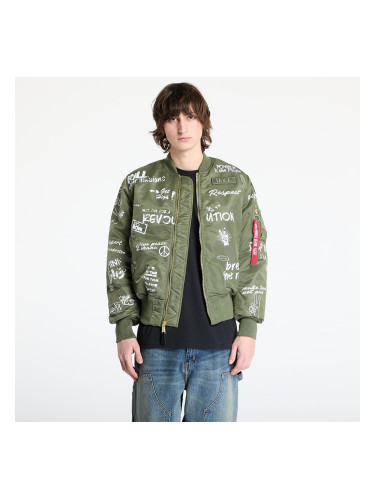 Яке Alpha Industries MA-1 Peace Sage Green L