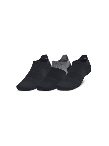 Чорапи Under Armour AD Run Lite 3-Pack NS Black/ Black/ Reflective XL