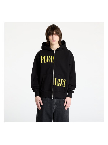 Суитшърт PLEASURES Split Zip Hoodie Black S