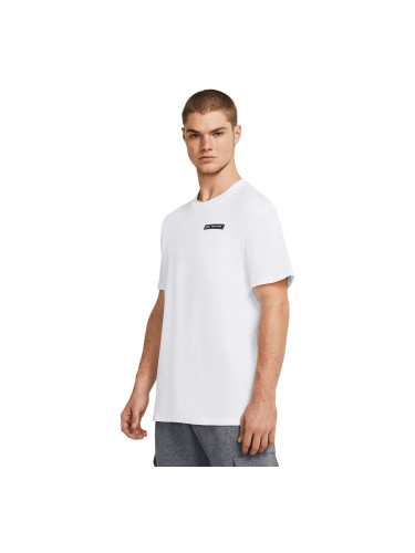 Тениска Under Armour HW ARMOUR LABEL SS Tee White/ Black S