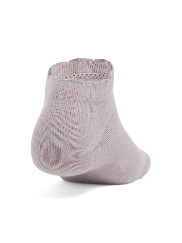 Under Armour Essential Low Cut 3-Pack Gray Dawn/ White/ Gray Dawn M