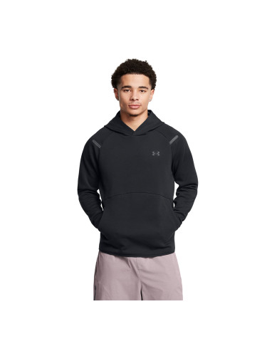 Суитшърт Under Armour Unstoppable Fleece Hooded EU Black/ Black M