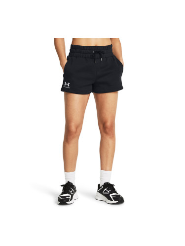 Къси панталони Under Armour Icon Fleece Boxer Short Black/ White XS