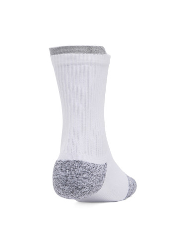 Under Armour AD Run Cushion 3-Pack Crew White/ White/ Reflective XL