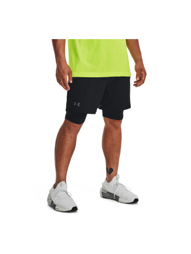 Къси панталони Under Armour Vanish Woven 2in1 Sts Black/ Black/ Pitch Gray S