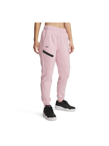 Панталони Under Armour Unstoppable Fleece Jogger Prime Pink/ Black XS