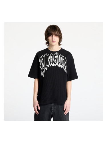 Тениска PLEASURES Twitch Waffle T-Shirt Black S