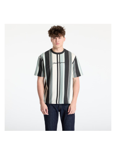 Тениска GUESS Originals Stripe T-Shirt Washed Out Black L