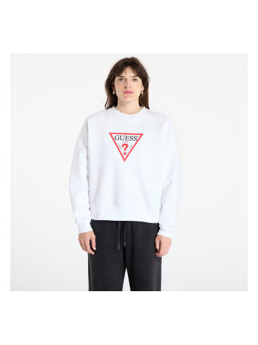 Суитшърт Guess Jeans Oversized Iconic Sweatshirt Pure White L