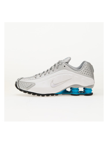 Сникърси Nike Shox R4 Metallic Silver/ Blue Lagoon-White EUR 39