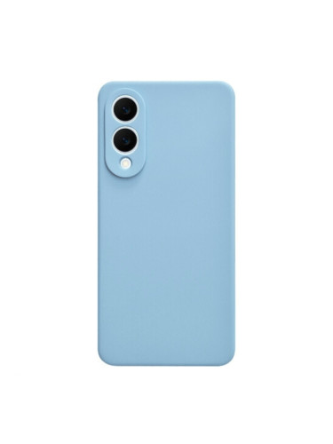 Силиконов кейс bSmart Silicone Soft Cover, За Samsung Galaxy S25 Edge, Светлосин