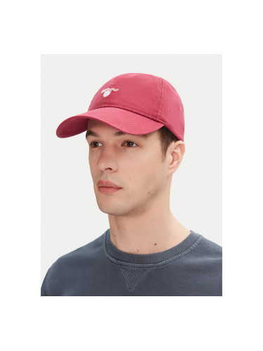 Шапка с козирка Barbour Cascade MHA0274PI75 Розов
