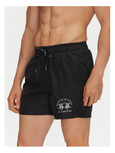 La Martina Плувни шорти Clint MAM001 PL115 Черен Regular Fit