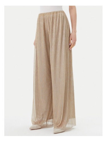 MAX&Co. Текстилни панталони Raiment 2516781033200 Златист Wide Leg