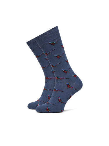 Barbour Дълги чорапи Mavin Pheasant MSO0068BU74 Син