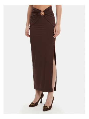 Bardot Макси пола 59024SB Кафяв Regular Fit