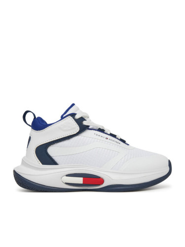 Tommy Hilfiger Сникърси Low Cut Lace-Up T3B9-33884-1695 Бял