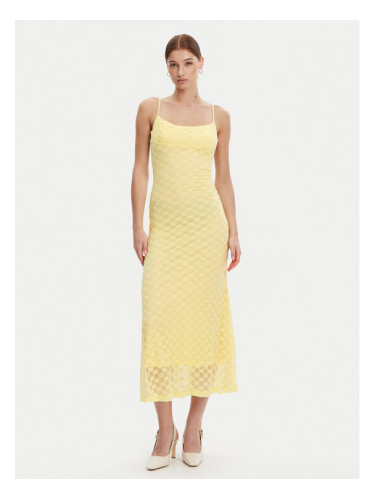 Bardot Коктейлна рокля 57998DB1 Жълт Regular Fit