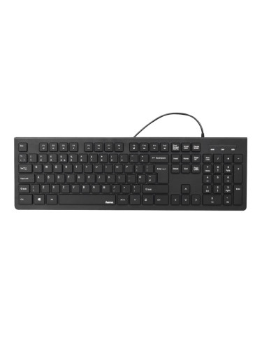 Мултимедийна клавиатура KC-200, функционални бутони, USB, черна.