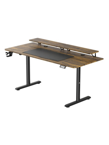  Гейминг бюро  Ultradesk - Highlander XXL, 72-117 cm, кафяво