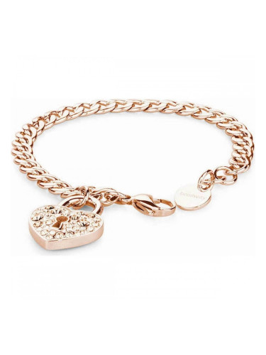 Дамска гривна Brosway Private Розово Златист