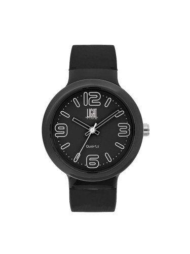 Часовник унисекс Light Time EUROPE Черен (Ø 40 mm)