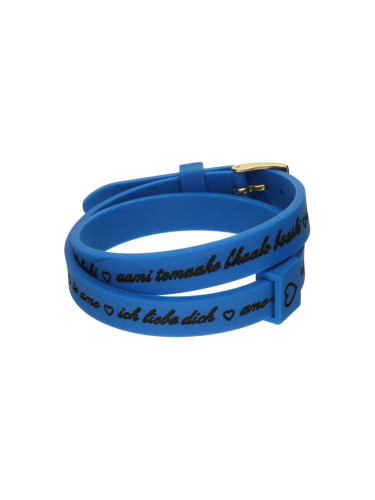 Дамска гривна il mezzometro I LOVE YOU GOLD - BRACCIALE IN SILICONE/SILICONE BRACELET